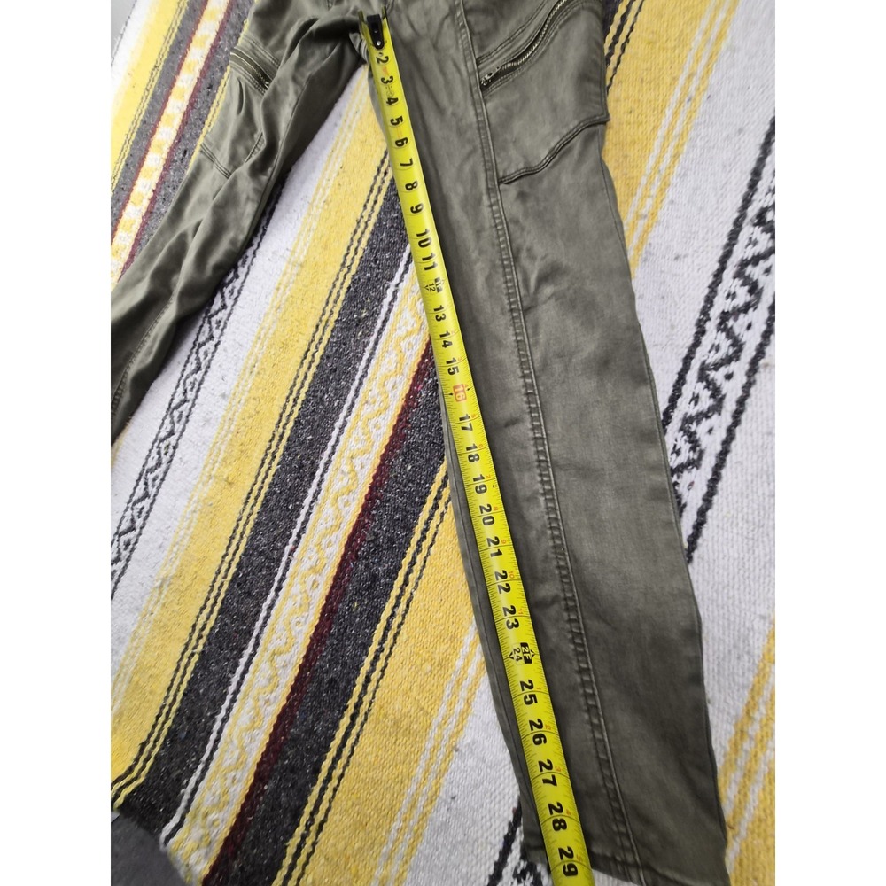 White House Black Market Womens Skinny Ankle Pants High Rise Stretch Green 4L - Picture 13 of 16
